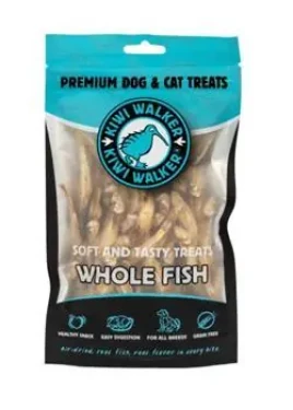 KIWI WALKER Vzduchem sušené rybky / Pamlsky pro psy / 100 g (ODT-385)