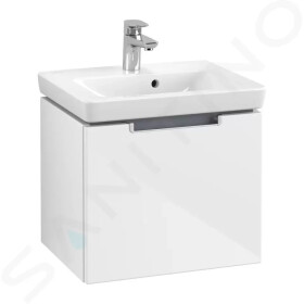 VILLEROY & BOCH - Subway 2.0 Umyvadlová skříňka, 485x420x379 mm, 1 zásuvka, Glossy White A68500DH