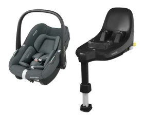 Maxi-Cosi Pebble S autosedačka Tonal Graphite + základna FamilyFix S / od narození (0-13 kg, do 83 cm) (X-8440106110MC-8056010110MC)