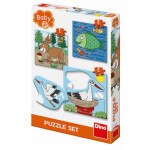 Puzzle set Zvířátka: kde žijí baby