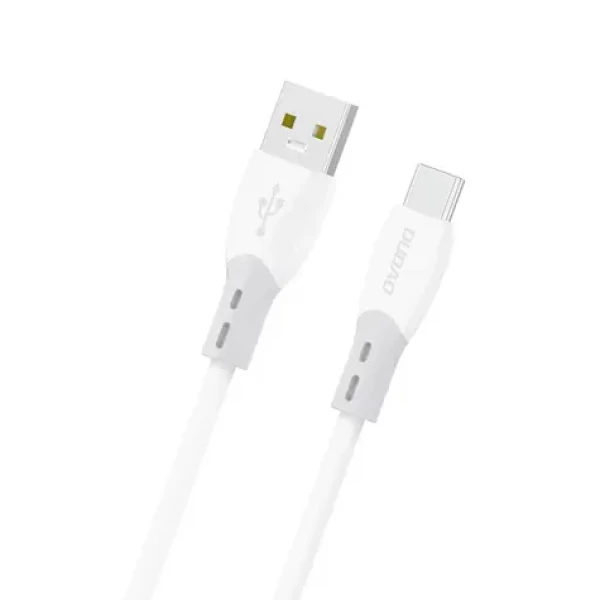 Dudao Datový kabel L25ST / USB-A / USB-C / 5A / 1 m / bílá