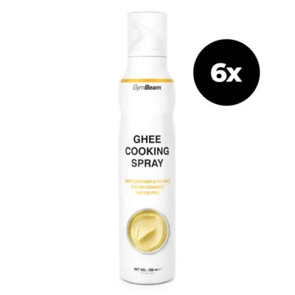 Ghee sprej na vaření - GymBeam (6 x 200 ml) (110749-2-6x200ml)