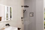 HANSGROHE - Rainfinity Set sprchové hlavice, tyče a hadice, 3 proudy, EcoSmart, matná černá 28746670