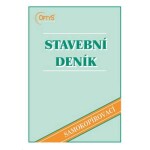 Stavební deník, A4, 53 listů, číslovaný, NCR