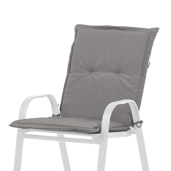 Polstrovaná podložka, látka, šedá, AZP-S1028 GREY