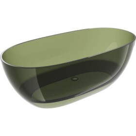 MEXEN - Pure olive volně stojící vana transparentna 170 x 80, korek chrom 58071708001