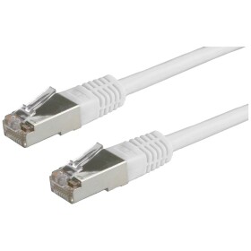 Roline 21.15.0305 RJ45 síťové kabely, propojovací kabely CAT 5e S/FTP 5.00 m šedá dvoužilový stíněný, pozlacené kontakty 1 ks