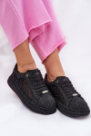Zdobené tenisky na platformě GOE NN2N4021 černé 37