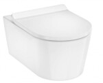 HANSGROHE - EluPura S Závěsné WC se sedátkem SoftClose, Rimless, AquaHelix Flush, EcoSmart, bílá 60344450