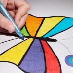 Primo Primo, M-6014PEN6M, vypratelné fixy, glitrové, 6 ks