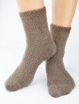 Ponožky Noviti SB079 Fluffy Smooth Lurex 36-41 káva 36-41