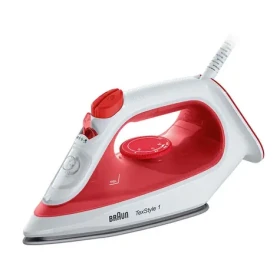 Braun TexStyle 1 SI1019RD červená / Napařovací žehlička / 1900 W / rychlé nahřívání (SI1019RD)