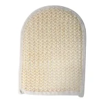 MSV SISAL exfoliační sisalová rukavice bílá, malá / Sisal, polyester, houba / 15 x 20,5 cm