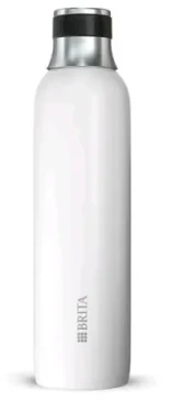 Brita sodaTRIO Stainless Steel Bootle white small