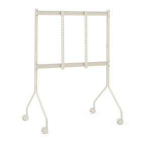 Pedestal Designový stojan na televizi Moon Rollin' Pearl, krémová barva, kov