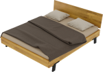 Massivo.cz Postel Mona Classic 140x200 cm, dub, masiv