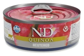 Farmina ND Quinoa Cat Neutered Pork 80 g / Konzerva pro kočky / pro kastrované kočky
