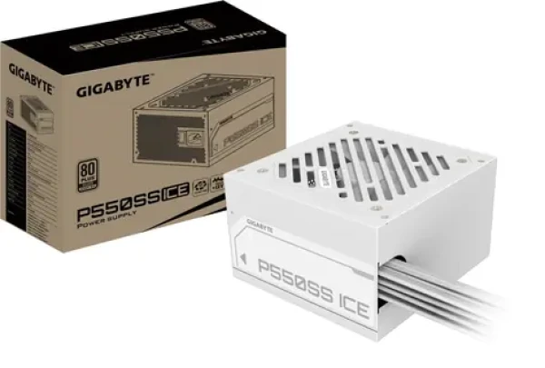Gigabyte P550SS Ice / ATX / 550W / 120mm ventilátor / PFC / 80 PLUS Silver (GP-P550SS ICE)