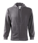 Trendy Zipper mikina pánská ocelově šedá XL
