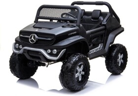 Mamido Dětské elektrické autíčko Mercedes Unimog 4x4 černé