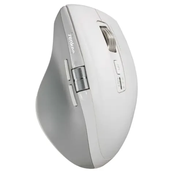 YENKEE YMS 2095W SPIN bílá / bezdrátová myš / optická / 4800 DPI / 7 tlačítek / 2.4GHz / Bluetooth 5.1 (8590669393589)