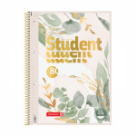 Brunnen student blok eukalyptus A4 - linka, 80 listů