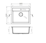 Granisil Eldos 560 Black metallic 8596220012739