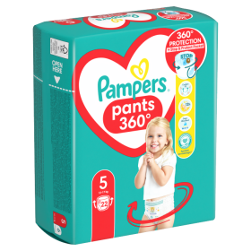 Pampers Pants Plenkové Kalhotky Velikost 5, 22 Kusů, 12kg-17kg