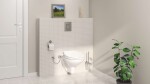 GROHE - Solido Set předstěnové instalace, klozetu a bidetového sedátka Bau Ceramic, softclose, tlačítko Even, chrom SANI15BB1102