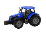 Mamido Zemědělský traktor s přívěsem modrý
