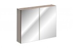 COMAD - Zrcadlová skříňka 80cm 2 dvířka SANTA FE TAUPE 5907611652572