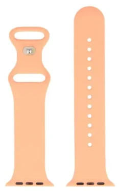 SWISSTEN Silikonový řemínek pro Apple Watch 38/40/41mm oranžově růžová (46000108)