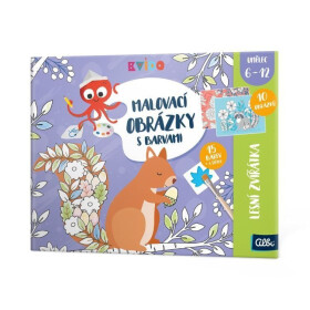 Kvído Malovací obrázky s barvami