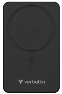 Verbatim Charge 'n' Go Essentials Magnetická bezdrátová powerbanka 10000mAh černá / USB-C / MagSafe / 15-20W (32227)