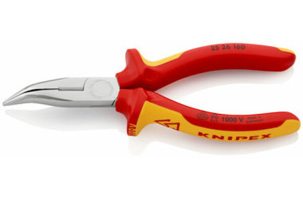 Knipex Kleště půlkulaté zahnuté s břity 160 mm 1000 V