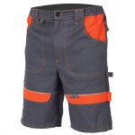 Kraťasy COOL TREND H8608 100% bavlna 260 g/m2 šedo-oranžové 52 - šedo-oranžové