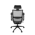 Kancelářská židle, synchronní mechanismus, šedá síťovina, KA-V3329 GREY