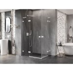 MEXEN/S - Lunar L Duo sprchový kout dveře křídlové 105 x 95, transparent, bílá 834L-105L-095P-20-00