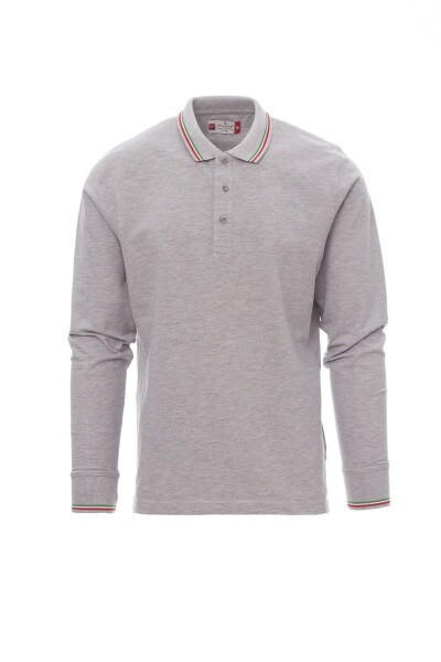 Unisexová polokošile Payper AVIAZIONE MELANGE Barva: Melánžová Šedá/ Itálie, Velikost: XS (000958036813035XS)