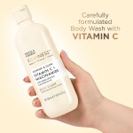 Baylis & Harding Rozjasňující sprchový gel s vitamínem C Kindness+ 500 ml, krémová barva, plast