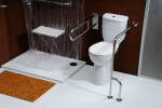 SAPHO - HANDICAP WC kombi zvýšený sedák, spodní odpad, bílá BD301.410.00