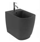 KLUDI - Resa S Stojící bidet, otvor pro baterii, matná černá 27BIB0139