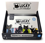 Záložky do knihy magnetické 4ks - Kočka