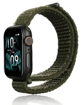 Beline Nylon Collection cargo khaki / Pásek pro Apple Watch / 38/40/41mm / nylonový