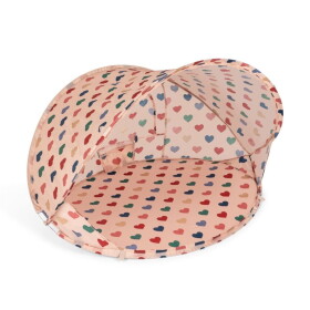 Konges Sløjd Plážový pop up stan s UPF 50+ / Bon Coeur Coloré Mini, růžová barva, multi barva, textil