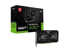 MSI GeForce RTX 4060 Ti 8G VENTUS 2X BLACK / 2310 - 2580 MHz / 8GB GDDR6 / 128bit / 1x HDMI+3x DP / 165W (8) (4711377216166)
