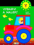 Vybarvi nalep! Traktor