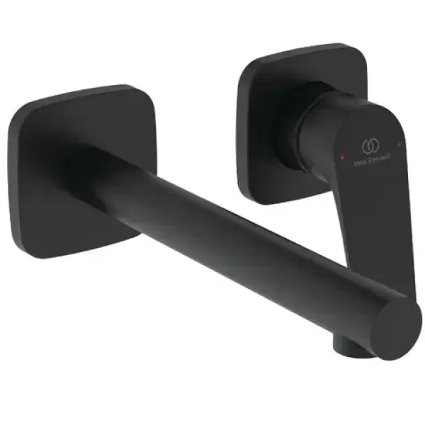 Ideal Standard Ceralife C - Umyvadlová baterie pod omítku | 2-otvorová instalace | hedvábná černá (BE057XG)