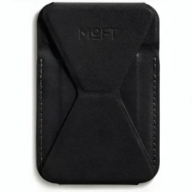 Moft Movas Snap-On MagSafe černá / Peněženka se stojánkem / MagSafe / 2 karty / vegan kůže (MS007MP-1-MO-JTBK)