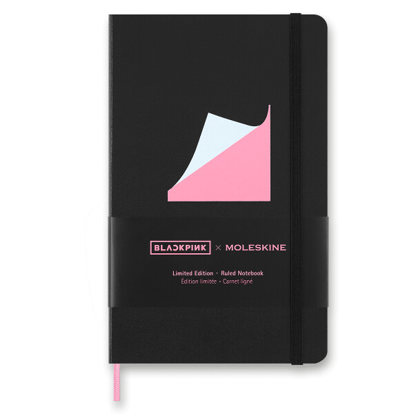 Zápisník Moleskine Blackpink - tvrdé desky, L, linkovaný